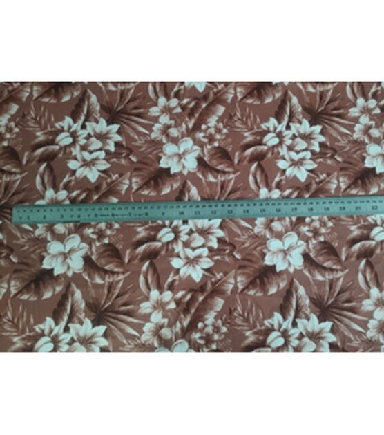 Brown Tropical Shirting Fabric, , hi-res, image 3