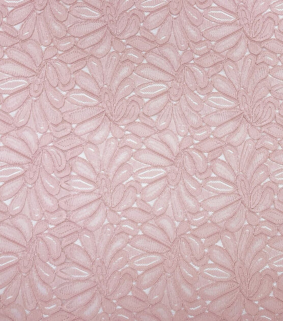 Lace Fabric, Floral Pink- 150cm – Lincraft