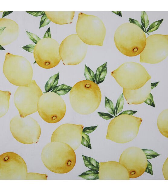 Lemon Pattern - Faux Leather Sheet (SHIPS IN 3 BUS DAYS