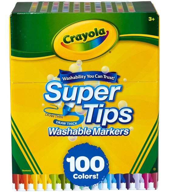Color Swell Super Tip Washable Markers Bulk Pack 36 Boxes of 8 Vibrant  Colors (288 Total), 1 - Harris Teeter