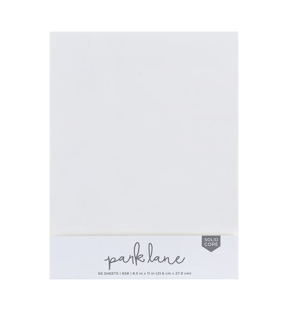 50 Sheet 8.5 x 11 Blue Smooth Cardstock Paper Pack by Park Lane