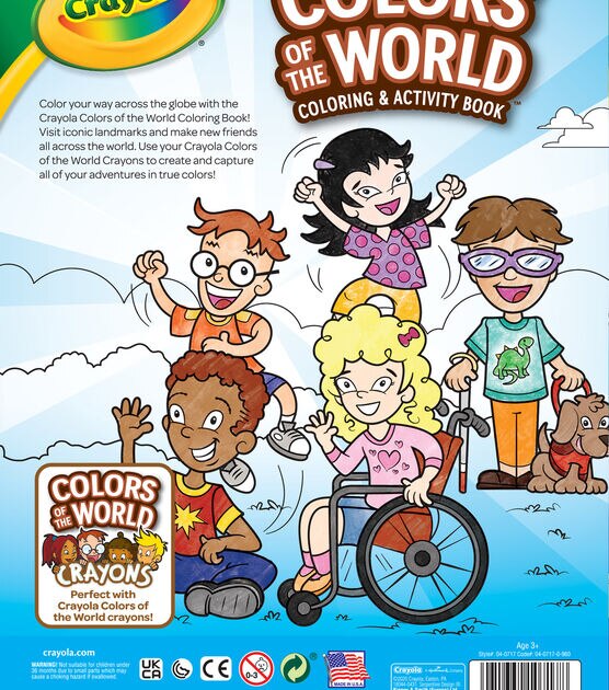 Download Crayola Colors Of The World Coloring Book Joann