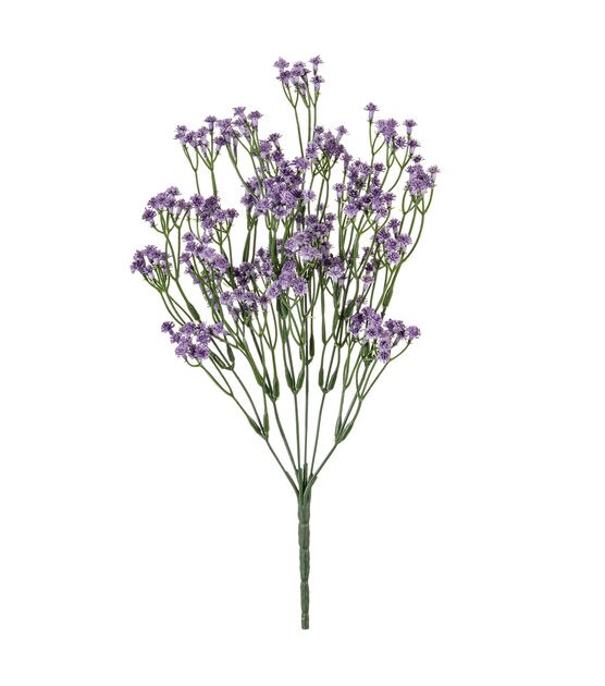 14.5" Purple Baby's Breath Bush by Bloom Room