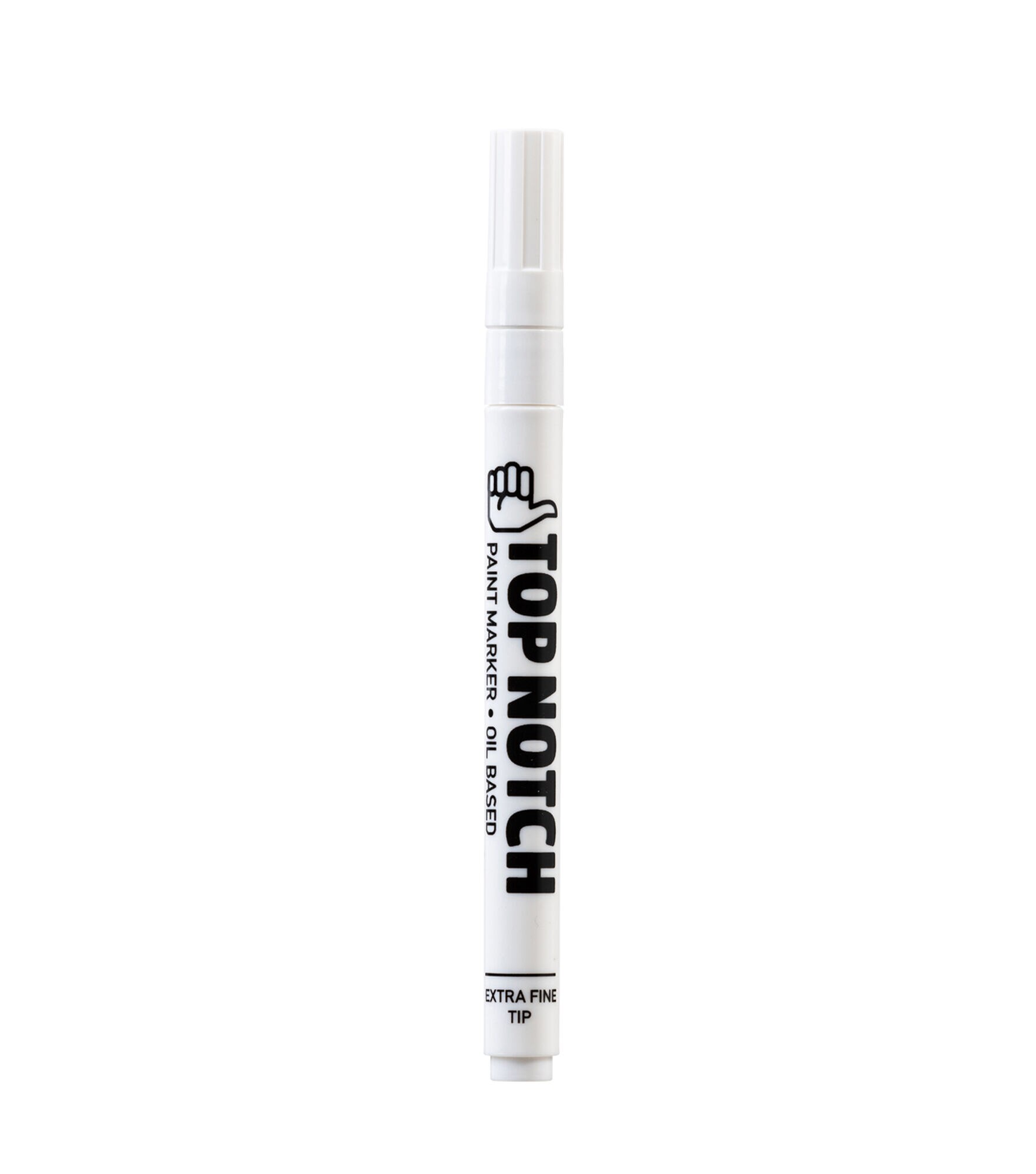 Extra Fine Tip Paint Marker by Top Notch, White, hi-res