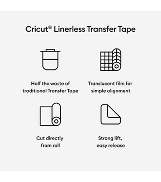 Cricut • Transfer Tape Linerless 2286x33cm