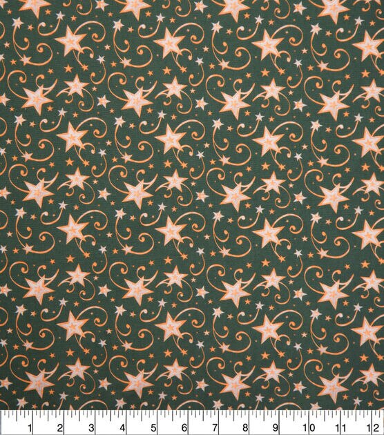 Swirls & Stars Christmas Cotton Fabric, , hi-res, image 3