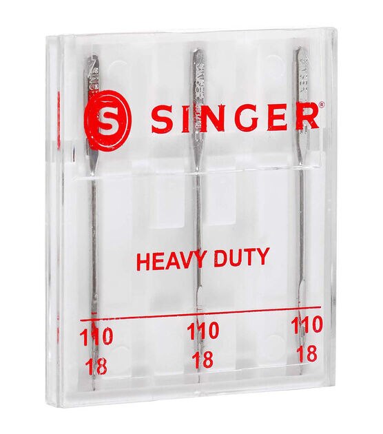 50 Pcs Universal Size 110/18 Heavy Duty Sewing Machine Needles, Quliting  Sewing Machine Needles for Leather, Compatible with Kind of Home Sewing