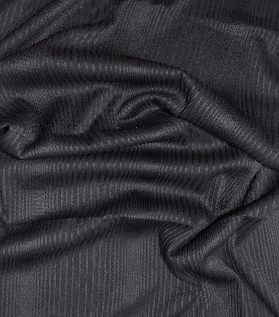 Dreamland Black Variegated Rib Knit Fabric | JOANN