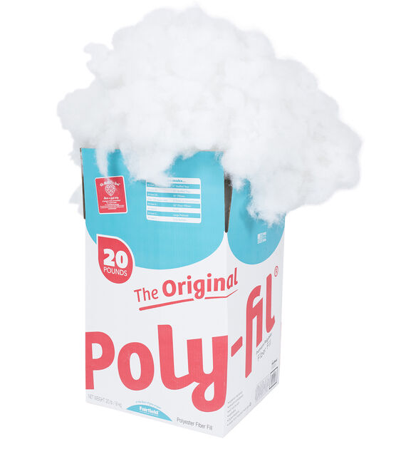 Poly-Fil Premium Polyester Fiber Fill 20lb box