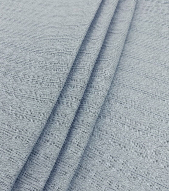 Light Blue Cable Knit Fabric, , hi-res, image 2