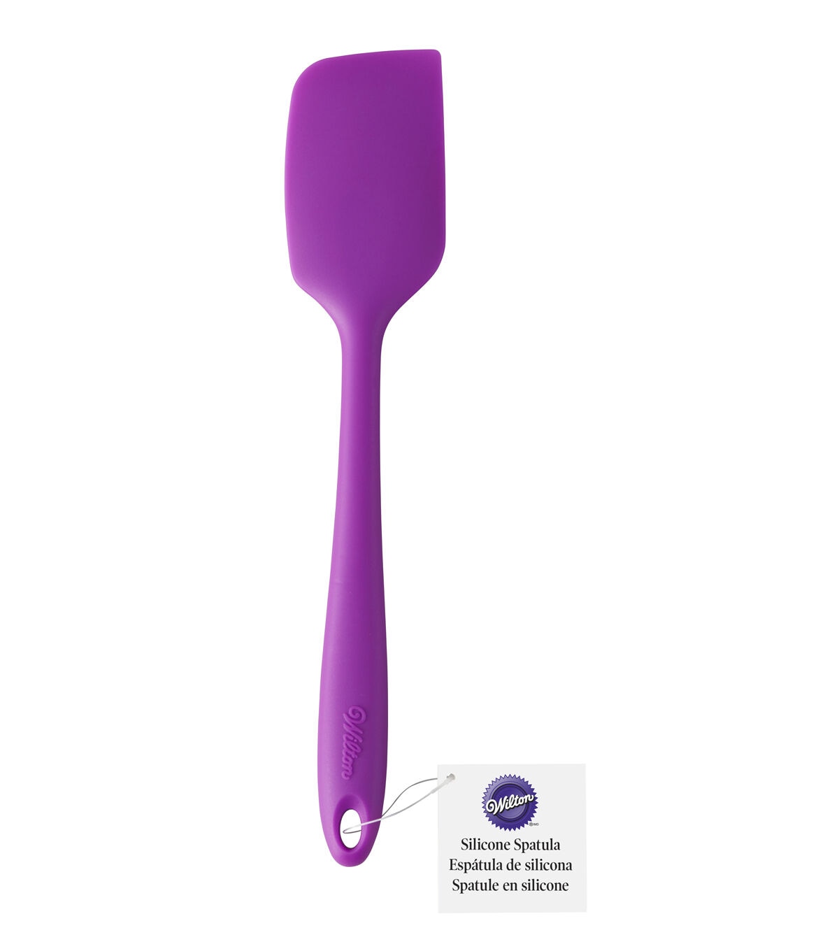 purple silicone spatula