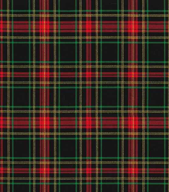 Fleece Christmas Plaid Red Green Holiday Plaid Check Winter Fleece Fabric  Print by the Yard (6308M-10B-christmasplaid)