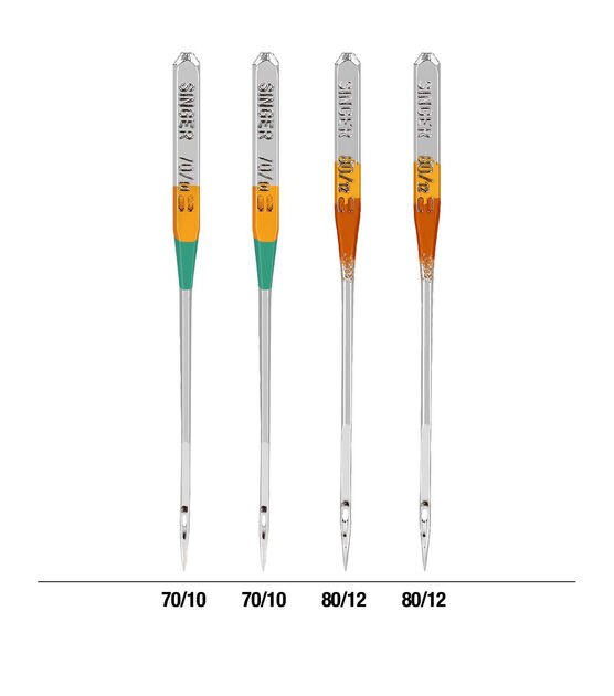 SINGER Universal Ball Point Machine Needles Assorted Sizes 4ct, , hi-res, image 2