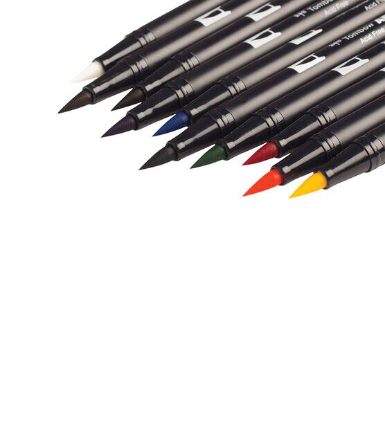 Tombow Dual Brush Pen Set 10 Pkg Primary, , hi-res, image 4