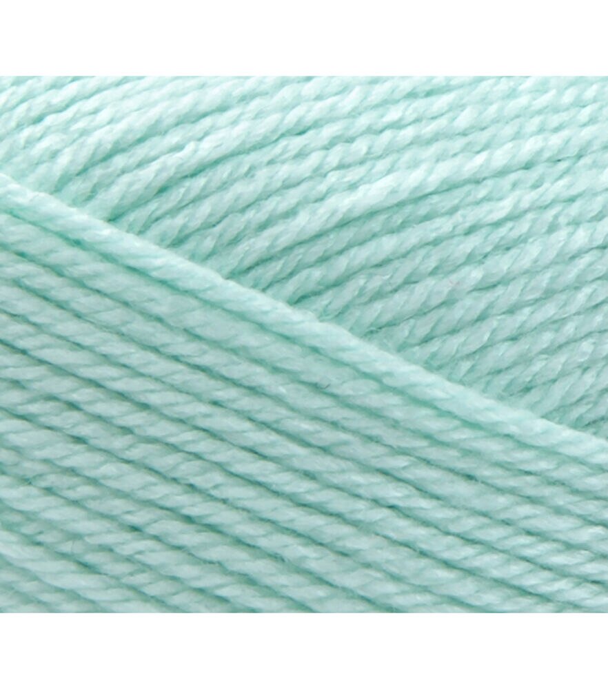 Lion Brand Basic Stitch Anti Pilling Worsted Acrylic Yarn, Frost, swatch, image 11