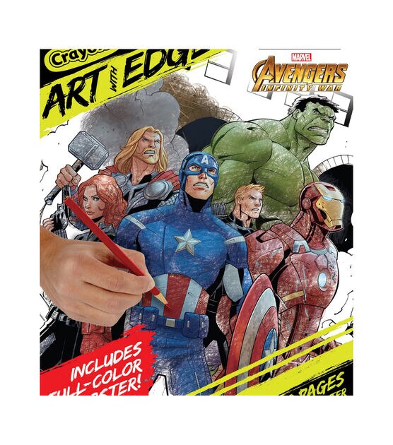 Crayola Art with Edge Coloring Book Marvel Avengers