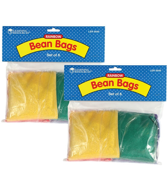 Learning Resources Rainbow Bean Bags, 6 Per Pack, 2 Packs | JOANN