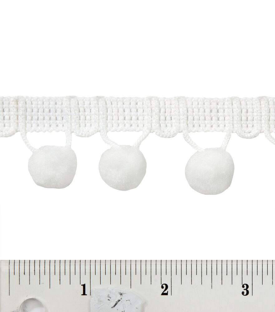 Simplicity Pearl Beaded Trim 0.75'' White by Joann