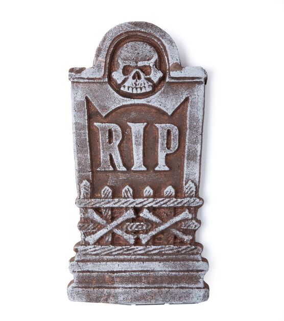 15" x 8" Halloween Mini Tombstones 6pk by Place & Time, , hi-res, image 4