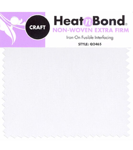 HeatnBond Craft Extra Firm Non-Woven Fusible, White 60 in