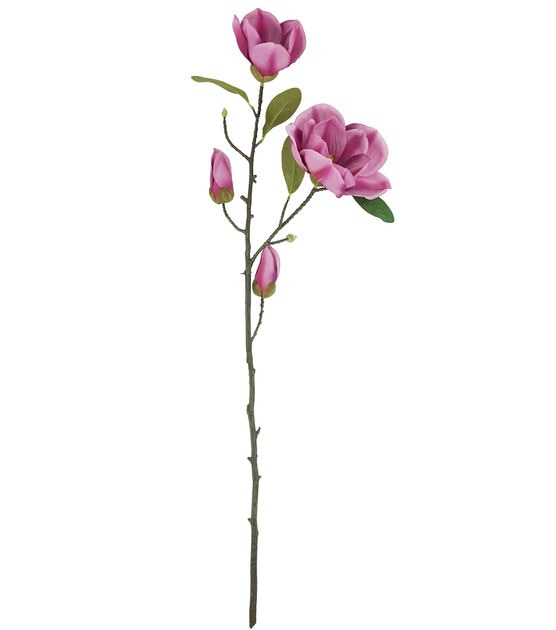 29.5" Spring Pink Magnolia Stem by Bloom Room