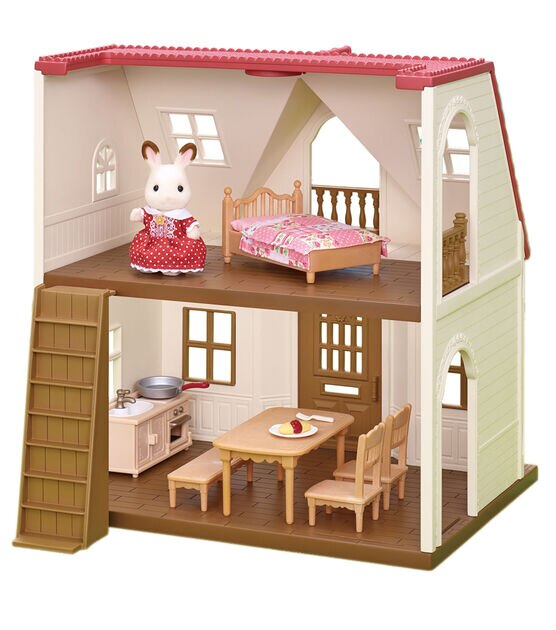 Calico Critters Red Roof Cozy Cottage Starter Home