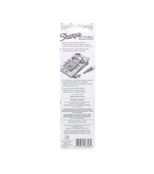 Sharpie Oil-Based Paint Medium Point Marker, White - 2 pack