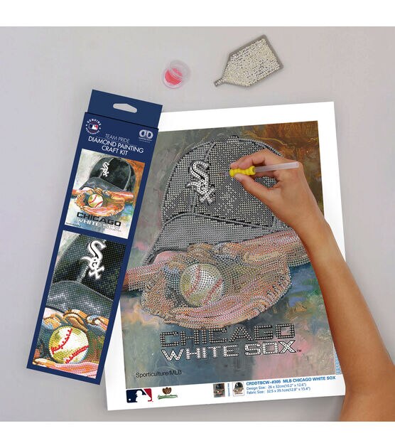 Sporticulture 13 x 15 MLB Boston Red Sox Diamond Painting Kit