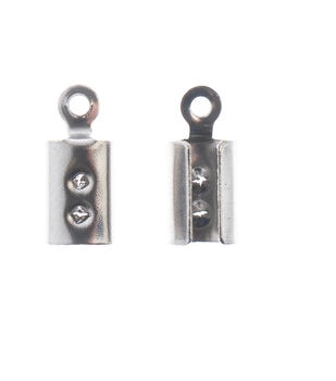 Bead Buddy 4mm Silver Crimp Covers