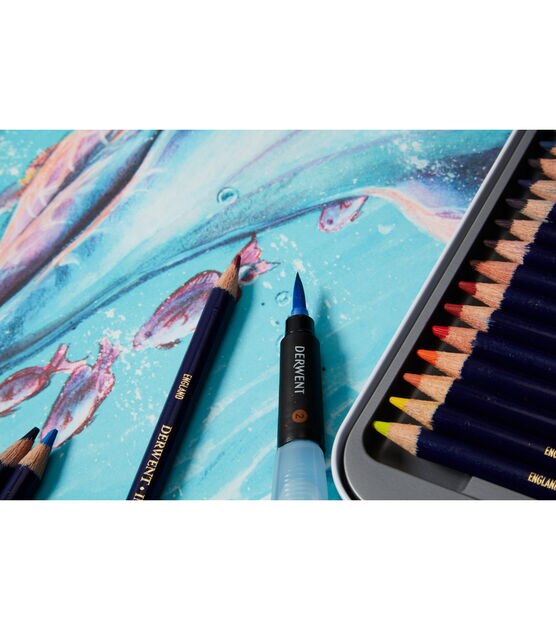 Derwent Watercolor Pencil Set - 12 Pencils