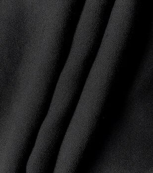Black Wool Crepe Fabric 97423 – Fabrics4Fashion