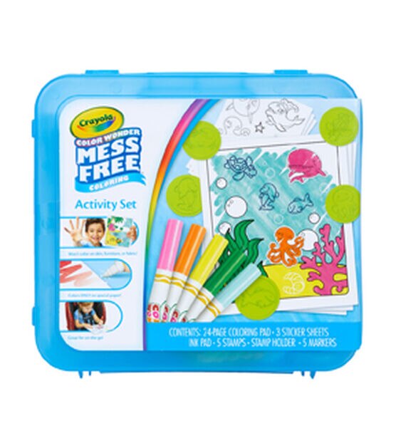 Crayola 37pc Mess Free Color Wonder Art Kit