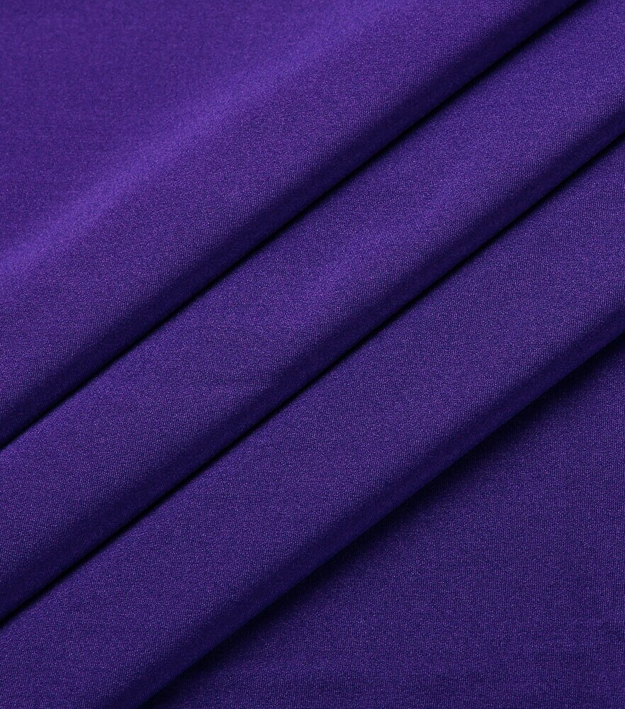 Performance Nylon & Spandex Fabric, Royal Purple, swatch