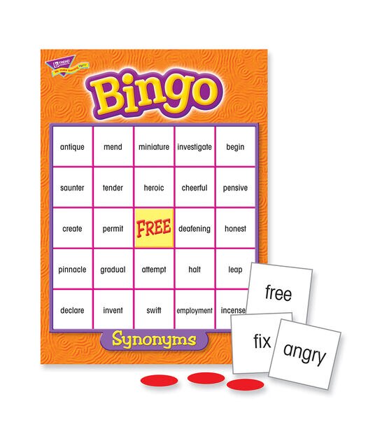  Trend Enterprises: Synonyms Bingo Game, Exciting Way
