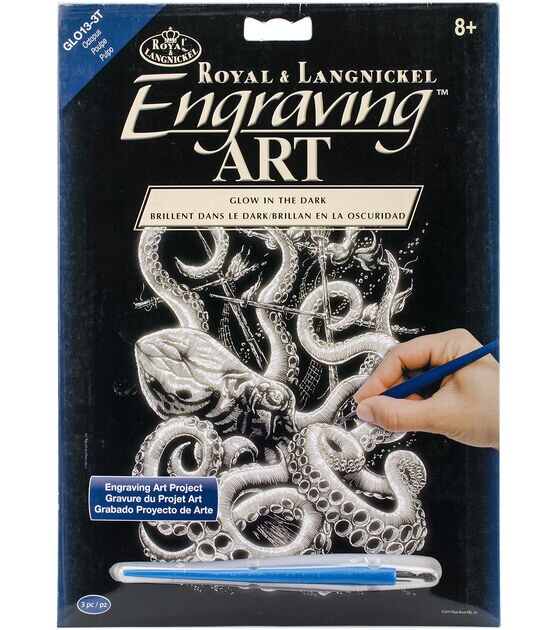 Royal & Langnickel Mini Engraving Art Box Set, 16pc 