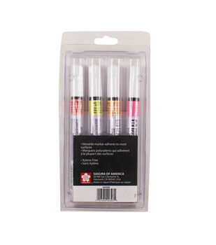Sakura Solid Paint Marker, Bullet Tip, Red, Dozen (382041)