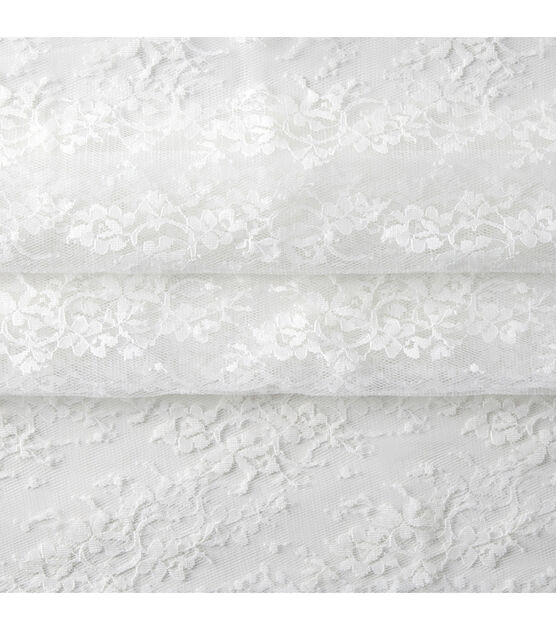 Lace Coarse White - YES Fabrics