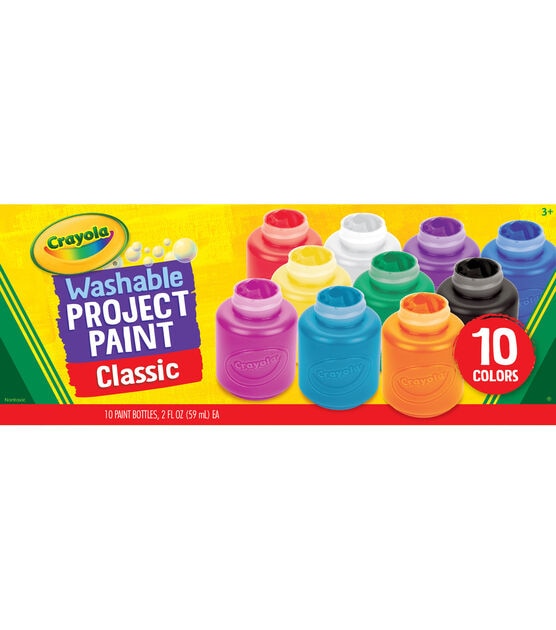 Crayola Washable Non-Toxic Paint 1-Gallon Bottle Orange Kids Arts Crafts  Hobbies