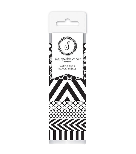 Ms. Sparkle & Co. 10 pk Washi Tapes White & Clear