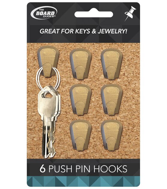 Pack of 20 Zinc Alloy Flower Shape Push Pin Hangers Hook Pin Wall Hooks  (Bronze)