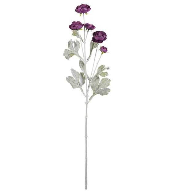 27" Purple Ranunculus Stem by Bloom Room