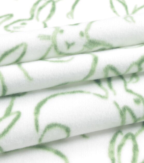 Bunny Blizzard Fleece Fabric, , hi-res, image 3