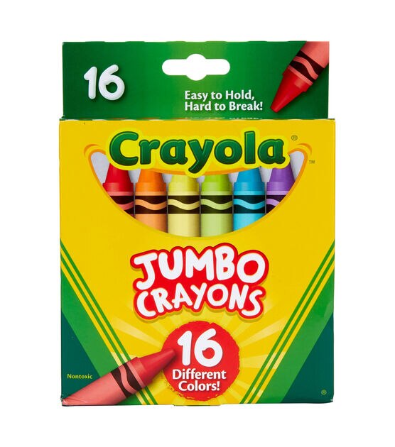 Arteza Kids Wax Crayons, Jumbo Size - 36 Pack 