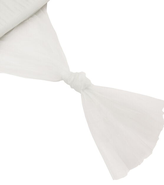 Advantus Corp Michaels' White Matte Tulle Fabric - Each