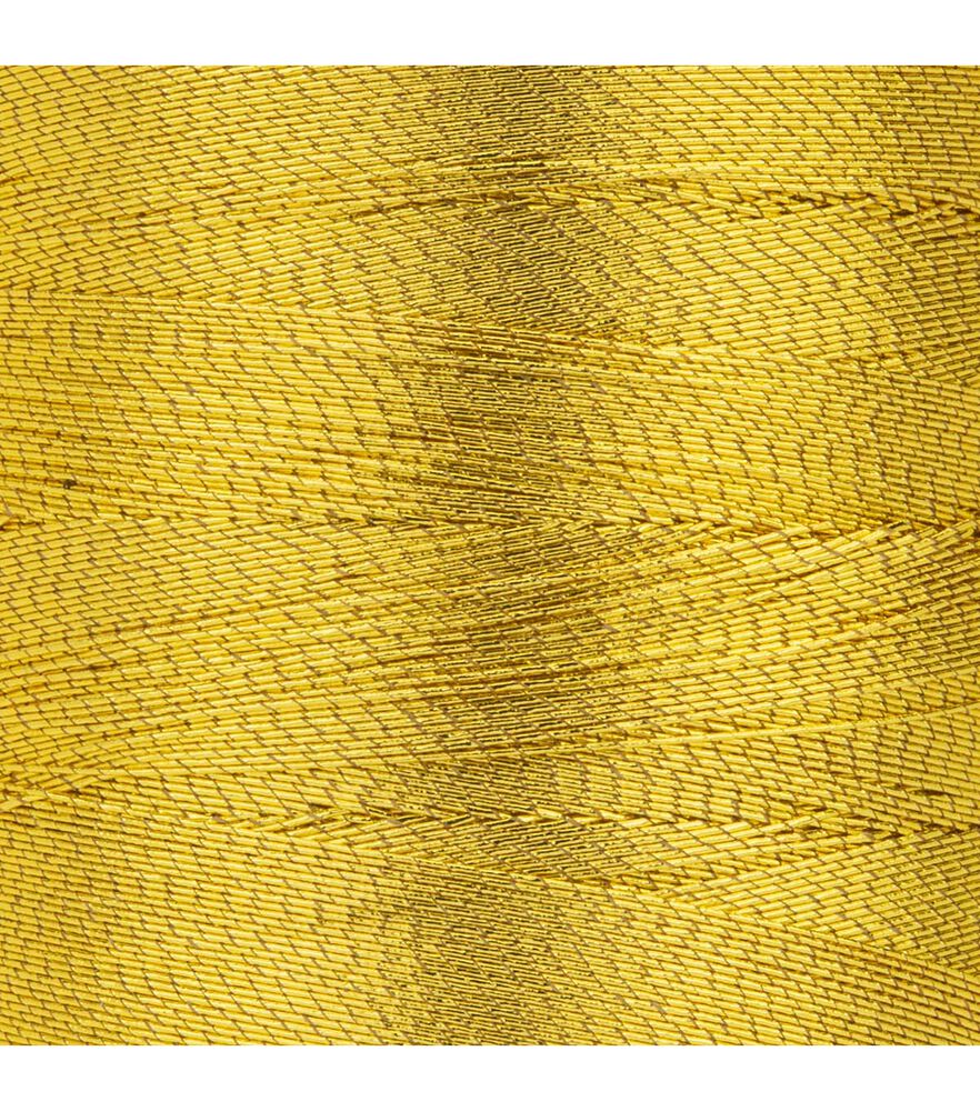 Christmas Gold Metallic Embroidery Thread Spools from ThreadNanny