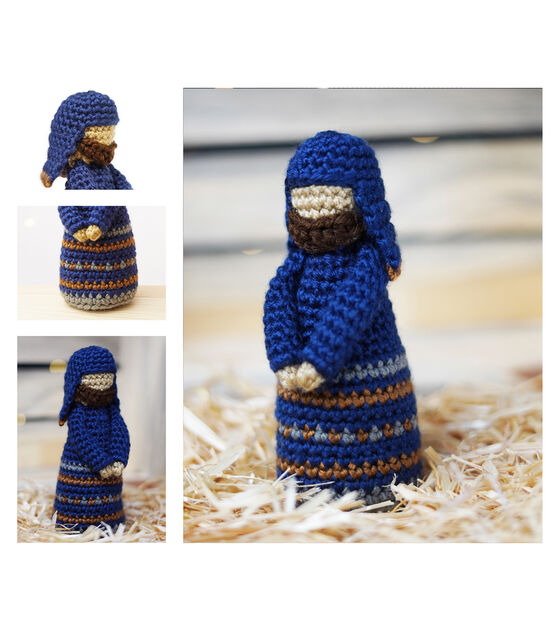 Leisure Arts Christmas Crochet Nativity Kit, , hi-res, image 17