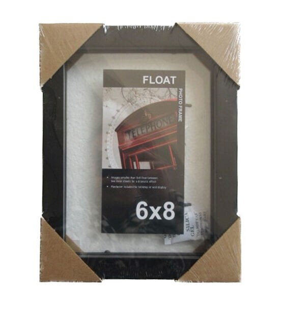 Innovative Creations 6" x 8" Black Wood Float Frame, , hi-res, image 3
