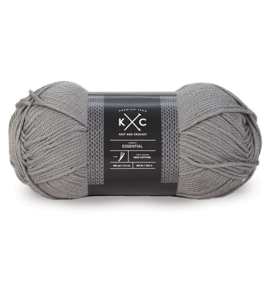 Essential 180yds Light Weight Cotton Yarn by K+C, , hi-res, image 1