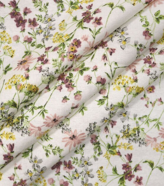 Vintage Floral Super Snuggle Flannel Fabric | JOANN