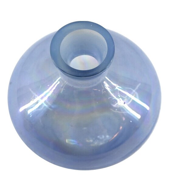 3.5" Spring Blue Glass Bud Vase by Bloom Room, , hi-res, image 3